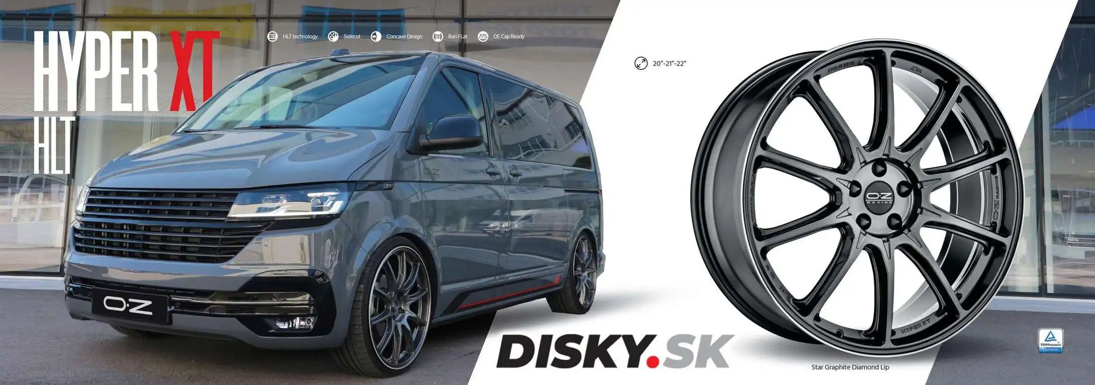 OZ Racing VAN Collection – elektróny pre úžitkové autá