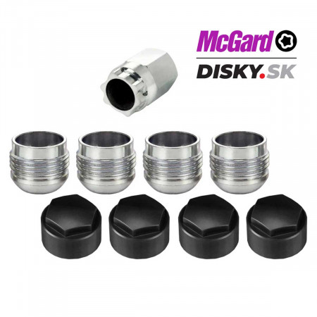 Bezpečnostné matice McGard 24035SU - M14x1.5 60° K21